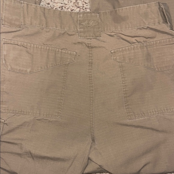 Men's Casual Cargo Pants - Olive - Picture 3 of 3